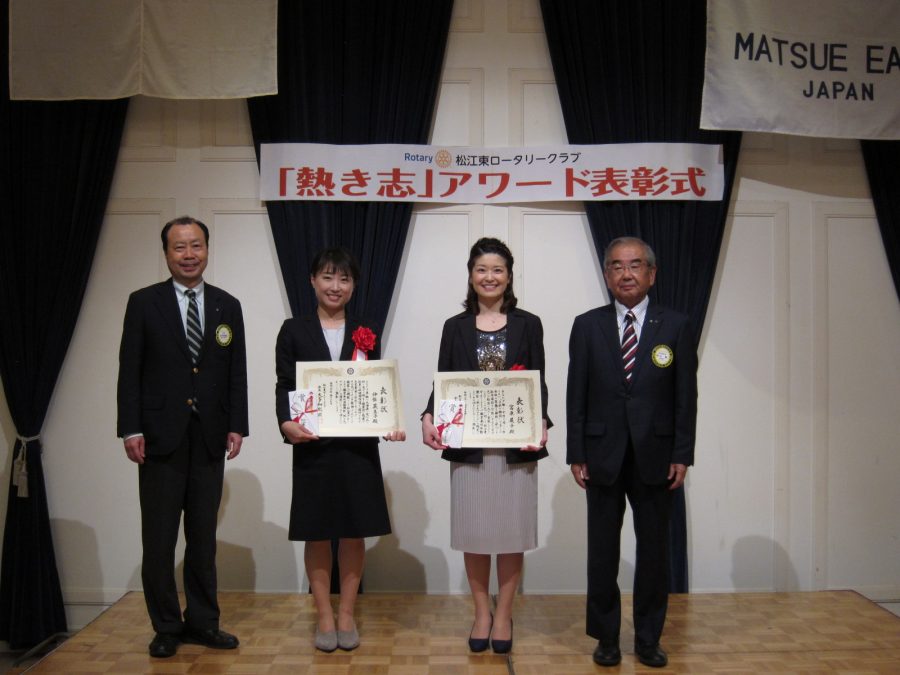 受賞者との記念写真